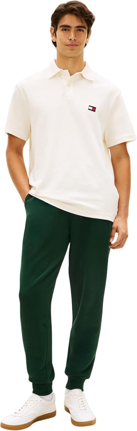 Detalle 2 de Tommy Hilfiger Pantaloni della Tuta Uomo Essential Terry MW0MW37236 – Verde, XXL