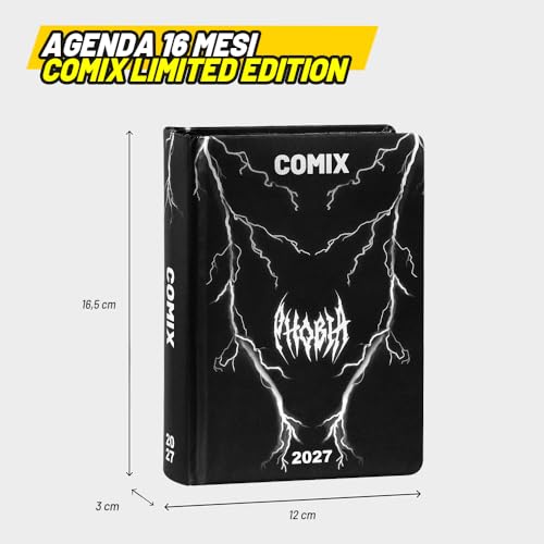 Detalle de COMIX Agenda Giornaliera 2027 Limited Fashion Edition: stile e praticità per la scuola