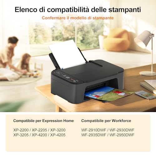 Thumbnail 1 de Sqwekd Cartucce Compatibili 604XL per Epson XP 2200 WF 2930 (10-Pack)
