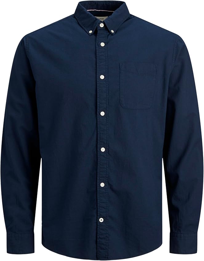 Detalle de Jack & Jones Jjeoxford Shirt L/S S21 Noos Camisa hombre XXL