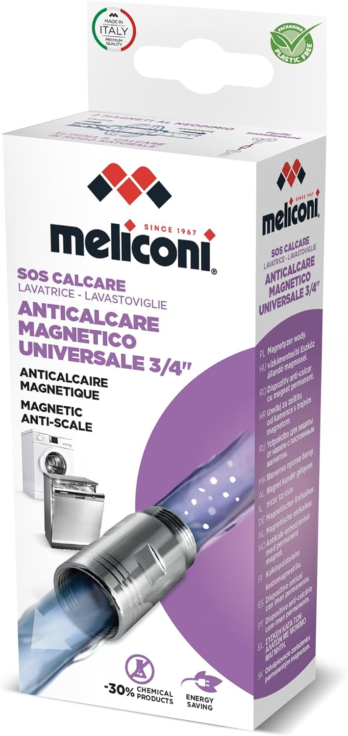 Detalle 2 de Meliconi SOS Calcare: Filtro Anticalcare Universale per Lavatrice e Lavastoviglie