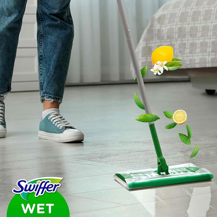 Thumbnail 5 de Swiffer Sweeper Paños Húmedos con Fragancia de Limón, 60 Unidades🧹