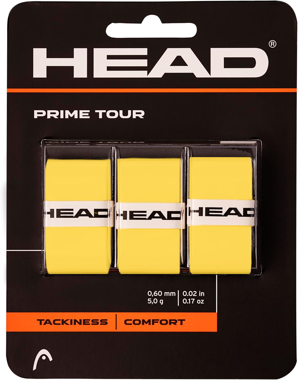 Detalle de HEAD Prime Tour 3本入り ラケット用ウェットグリップテープ、ポリウレタン・日本製素材
