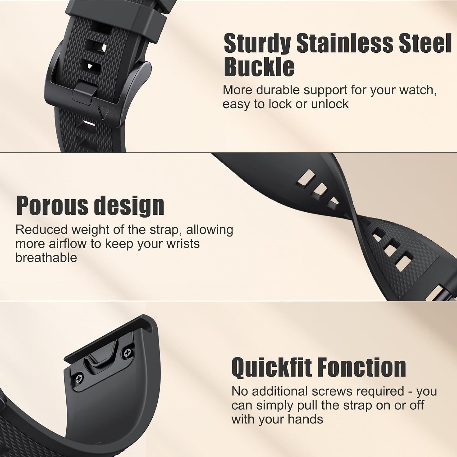 Detalle 2 de NotoCity Fenix 6 Quickfit 22mm strap