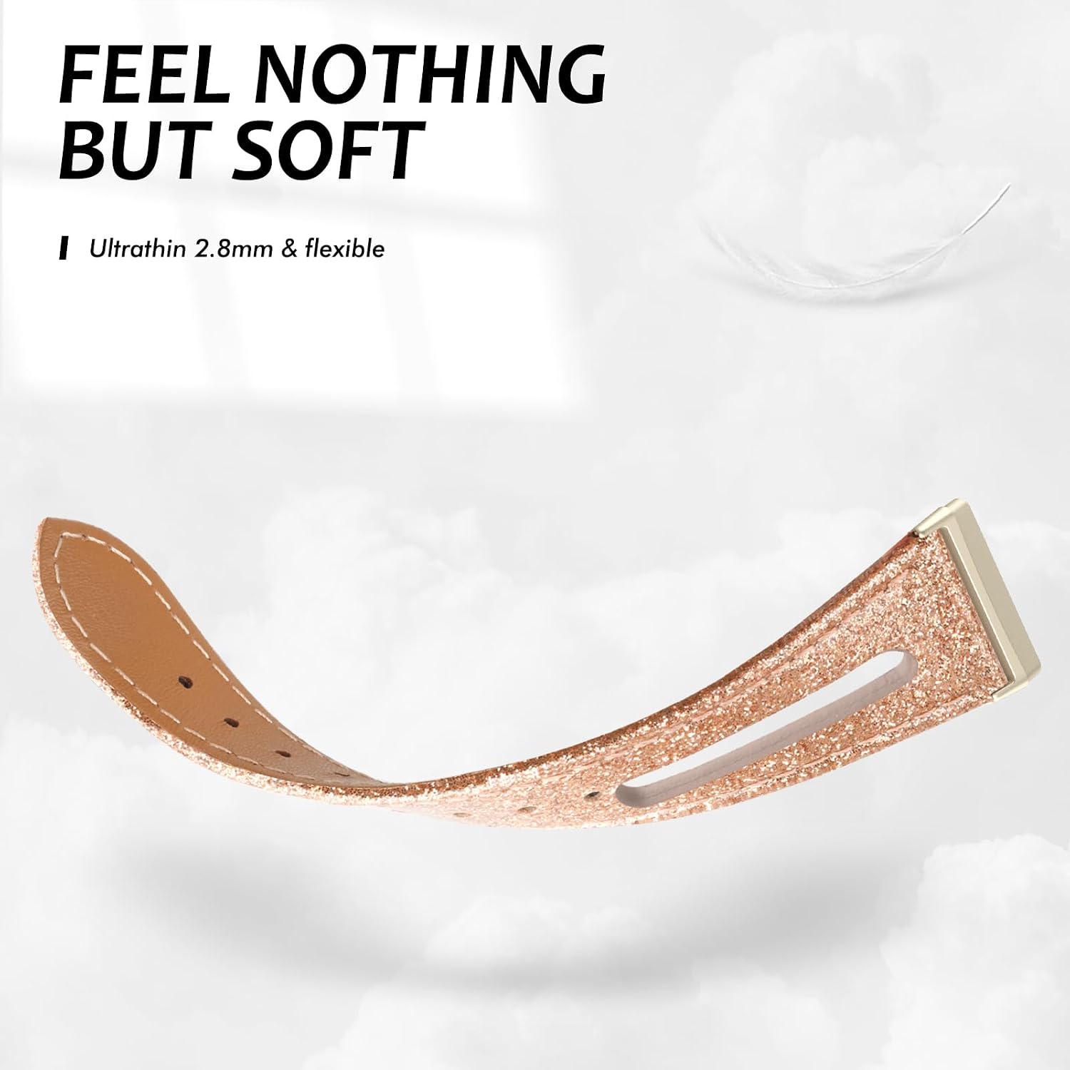 Thumbnail 4 de Tuocal Genuine Leather Strap for Fitbit Versa 4 slim