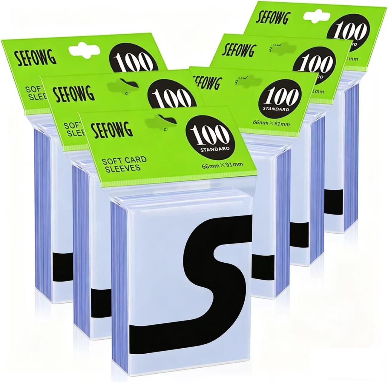 Detalle de 600ct Clear Card Sleeves 66x91mm