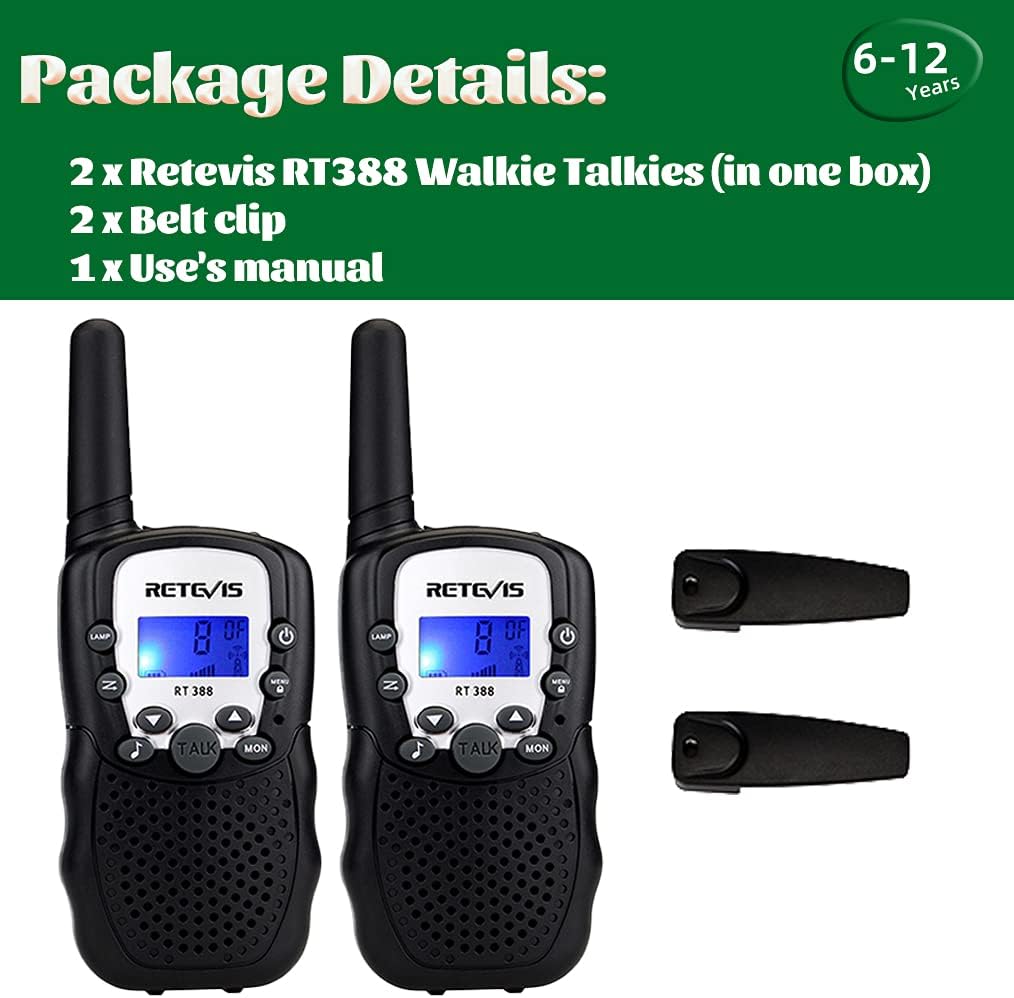 Thumbnail 5 de Retevis RT388 Walkie Talkie Bambini PMR446