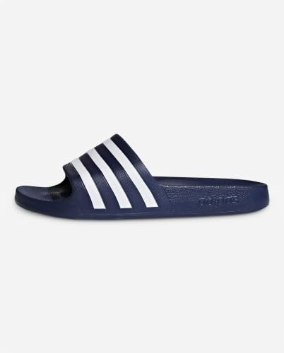 Thumbnail 7 de adidas Unisex Adilette Aqua Slides Dark Blue/Cloud White/Dark Blue (11 UK / 46 EU)