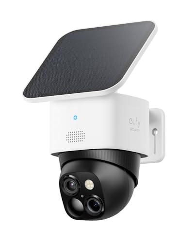 Detalle de eufy SoloCam S340 – Solar-Außenkamera mit 3K-Auflösung und 360°-Abdeckung