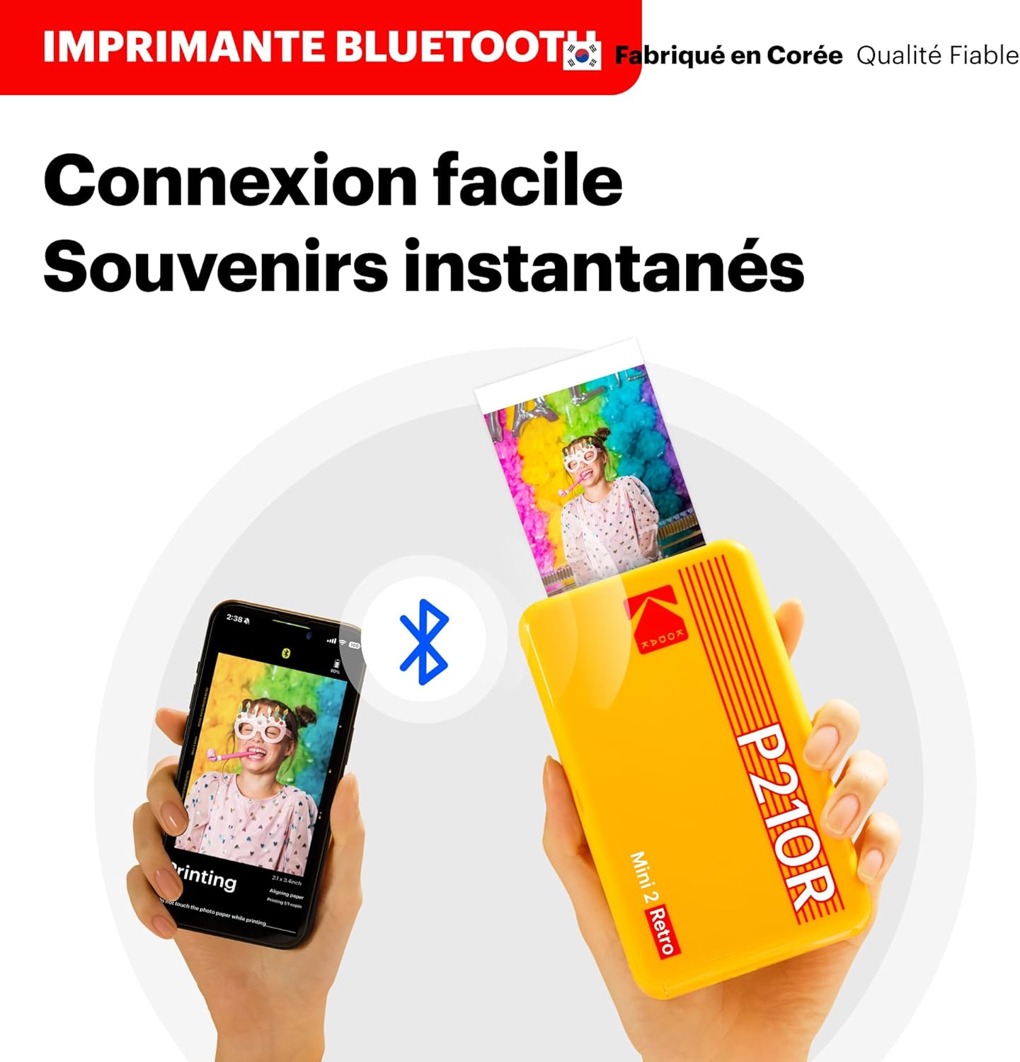 Detalle de KODAK Mini 2 Retro imprimante 5,3×8,6 cm
