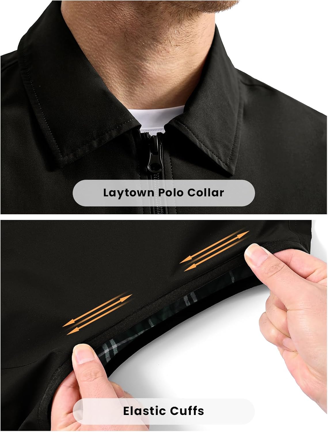 Thumbnail 1 de TBMPOY Men's Lightweight Vest with 3 Zip Pockets for Travel, Golf, and Everyday Warmth