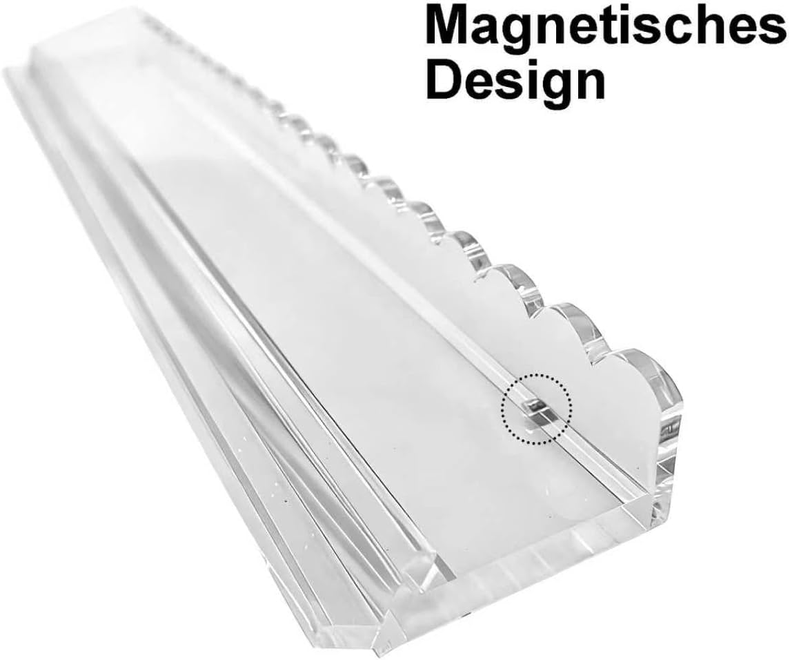 Detalle de American Mahjong Racks with Pushers — Premium Heavy-Duty 4-Pack
