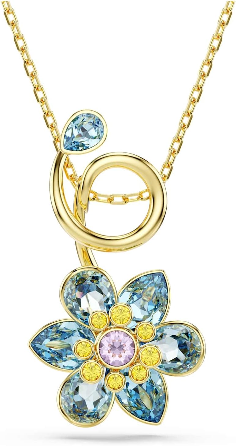 Swarovski Colgante Idyllia diseño flor en oro 💍