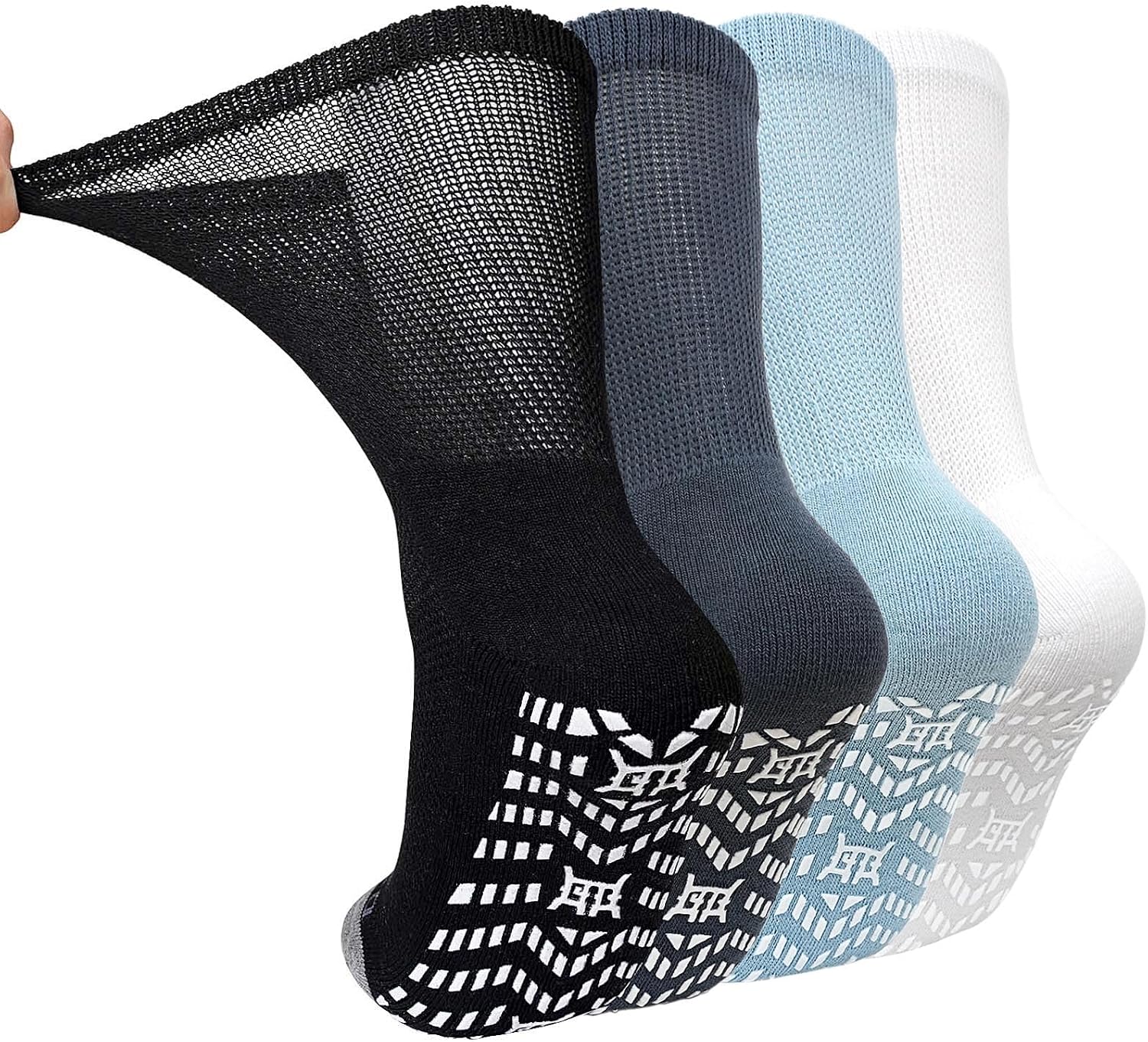 Detalle 2 de Chaussettes diabétiques LOFIR coton homme 4 paires ⚙