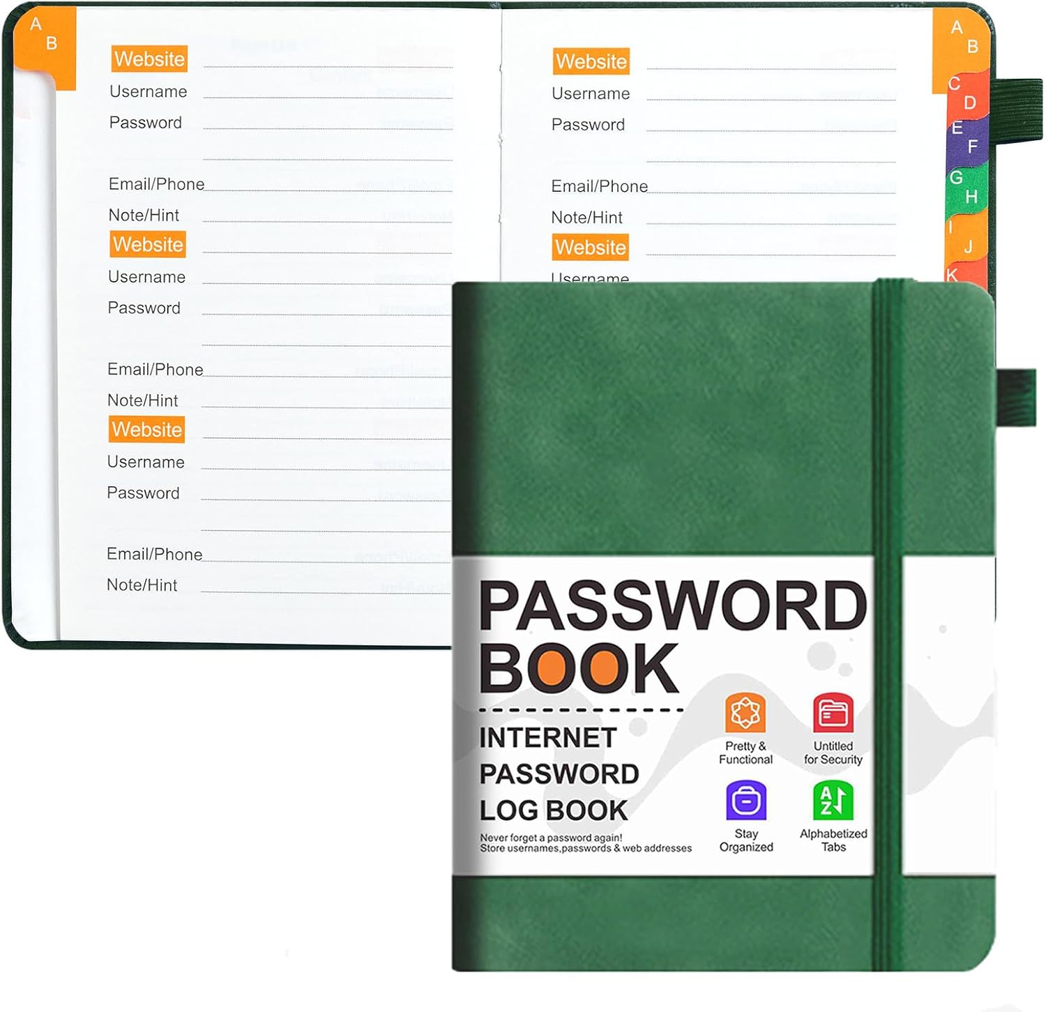 Thumbnail 6 de KAFENDA Password Book, 6.1" x 4.8