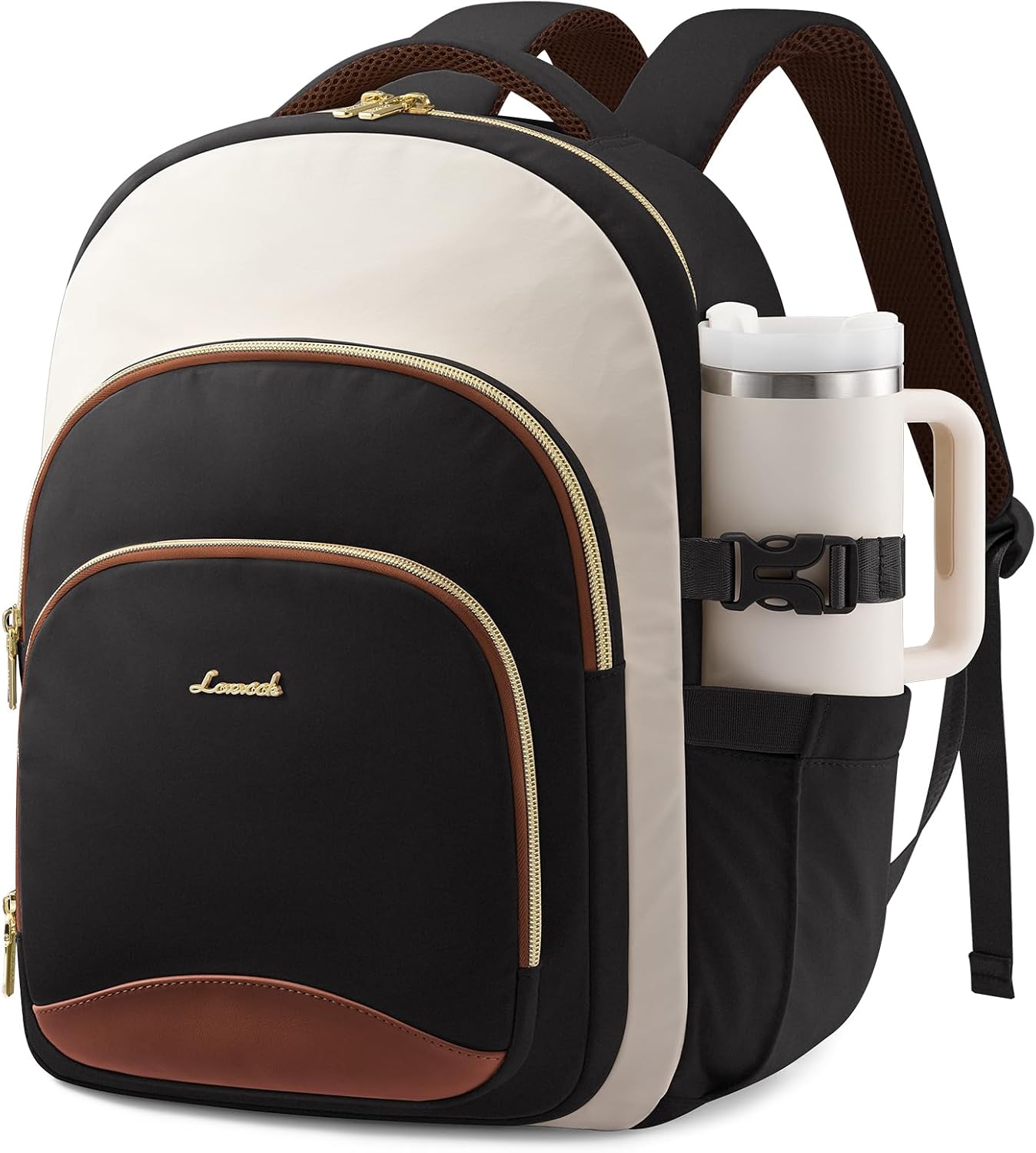 Thumbnail 6 de LOVEVOOK Damen-Rucksack für 15,6" Laptop – wasserdichter Schulrucksack für Teenager, Uni & Büro