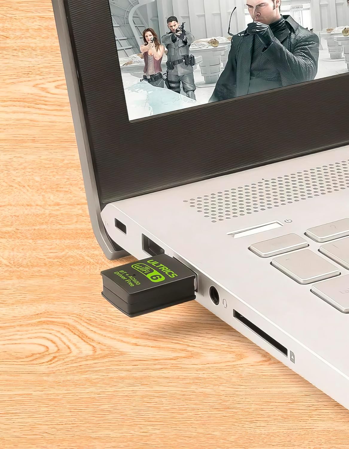 Thumbnail 6 de ULTRICS 2-in-1 WiFi and Bluetooth USB Adapter for Desktop PCs
