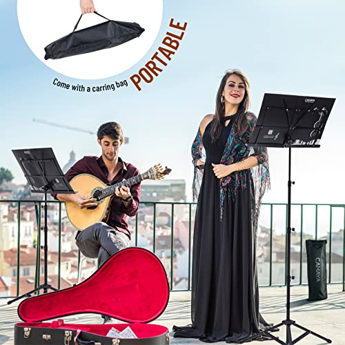 Thumbnail 6 de CAHAYA 2 en 1 Pied à musique pliable CY0305 – Support surélevé jusqu'à 170 cm, version livre de bureau et transportable
