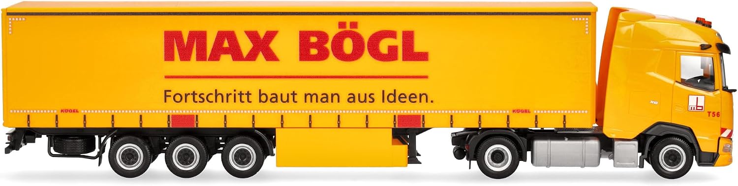 Thumbnail 2 de Herpa DAF XG „Max Bögl” – ciężarówka z naczepą plandekową 1:87