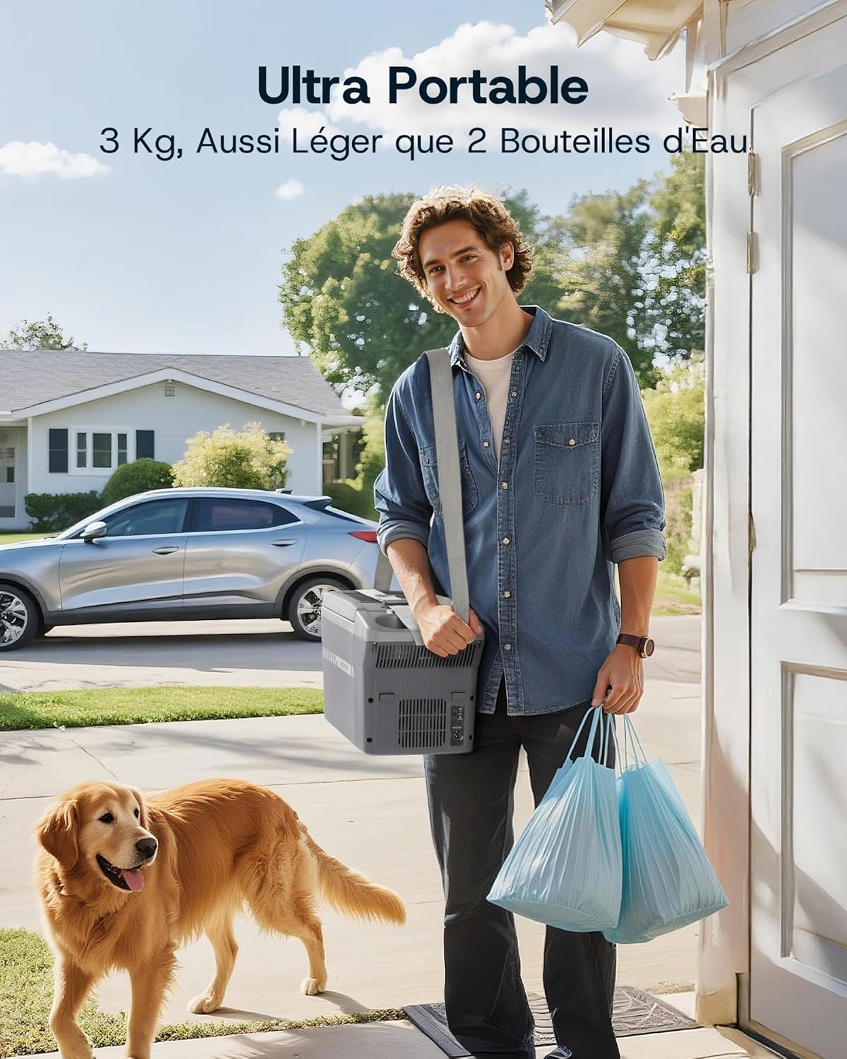 Thumbnail 4 de Glacière électrique Upstreman 8 L (chauffe et refroidit) 12 V pour voiture, camion, bateau et camping-car