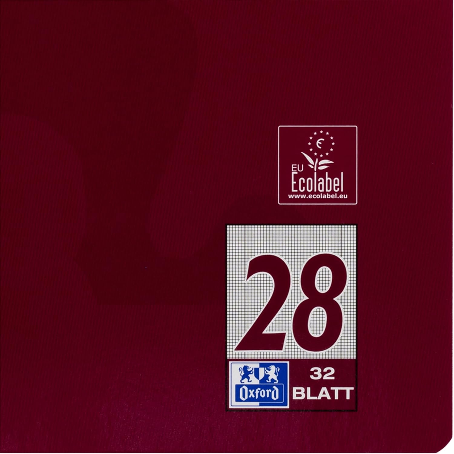 Thumbnail 3 de Oxford Schulheft A4, 32 Blatt, Lineatur 28, kariert – 10 Stück