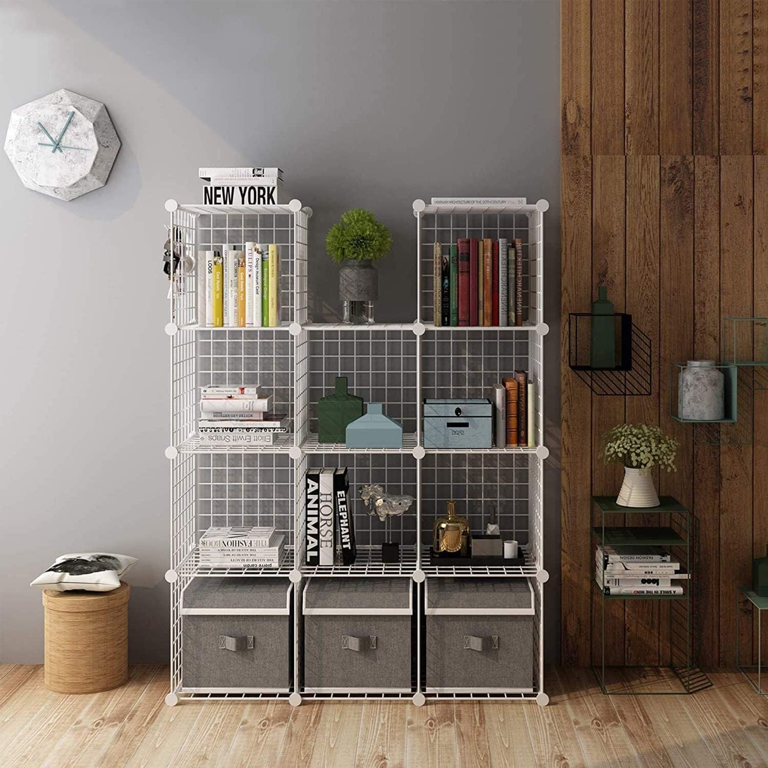 Thumbnail 4 de C&AHOME wire cube storage, 12-cube
