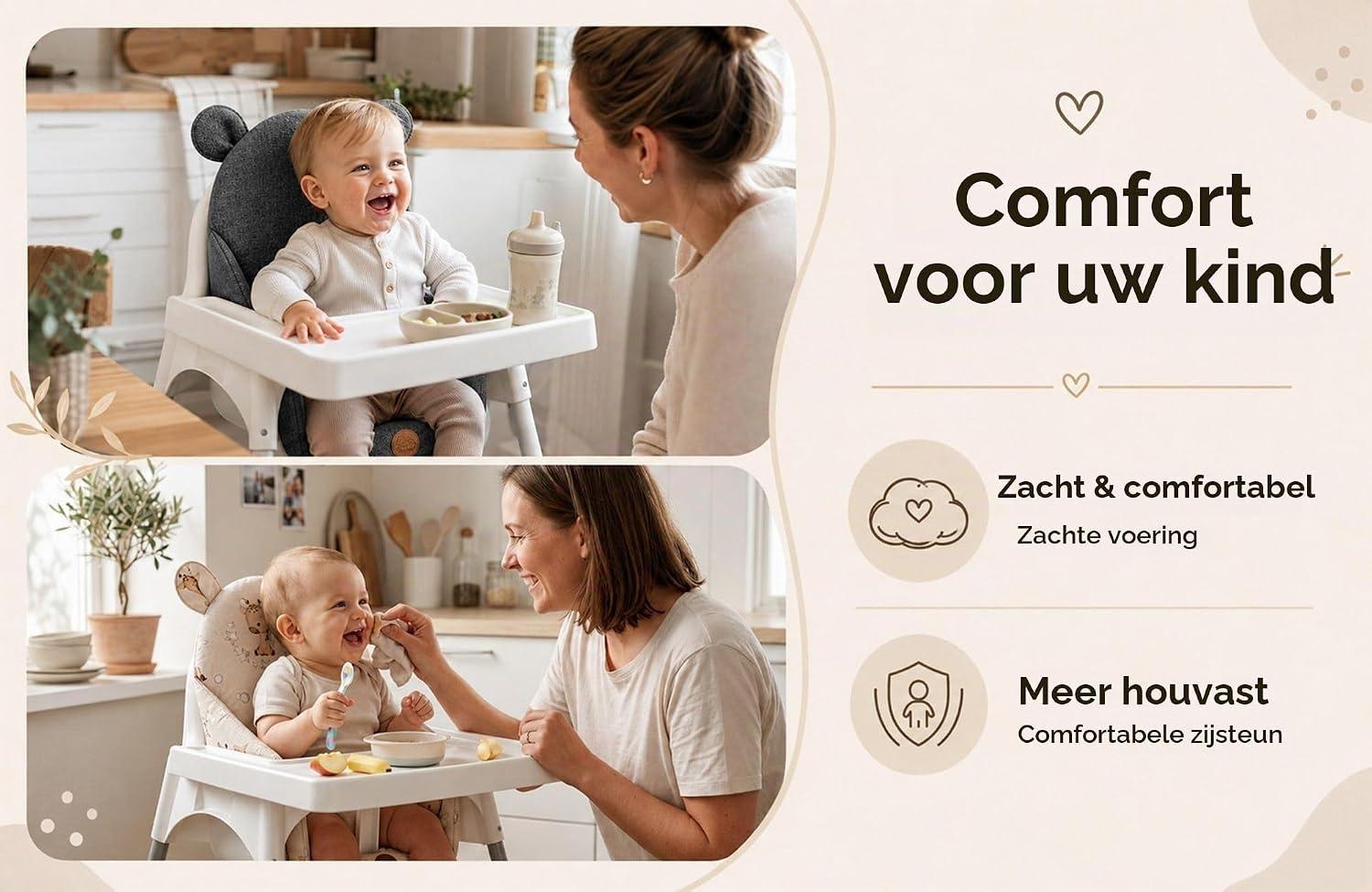 Detalle 2 de Totsy Baby Melkweg zitkussen voor kinderstoel, opvouwbaar en waterafstotend