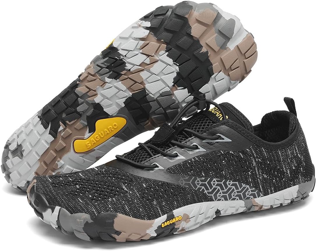 Detalle de SAGUARO Barfußschuhe Unisex – Breite Zehenbox, Zero-Drop, rutschfest und atmungsaktiv
