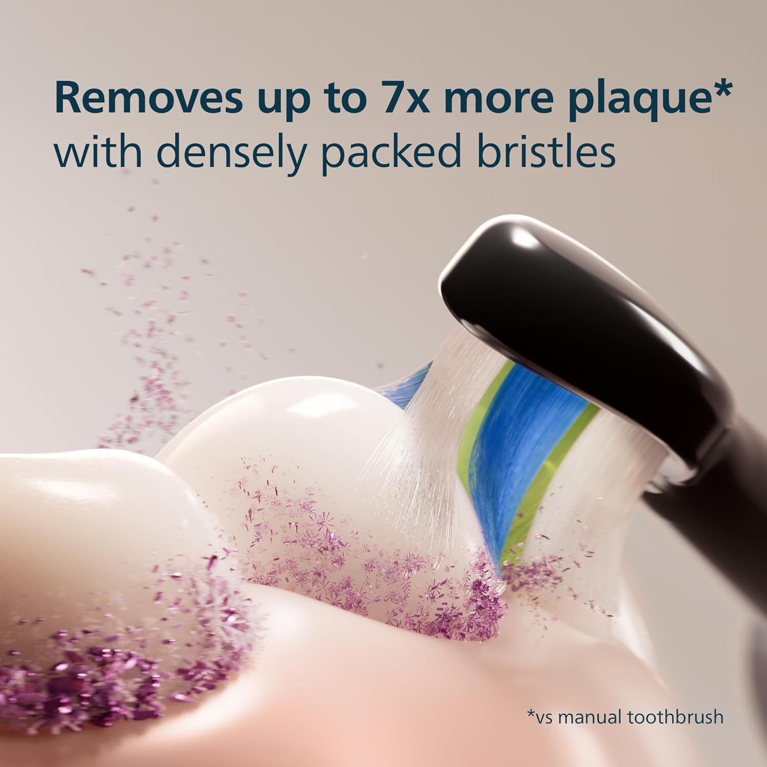 Thumbnail 3 de Philips Sonicare W2 Optimal White HX6064/88 genuine replacement heads (black) — 4 pack