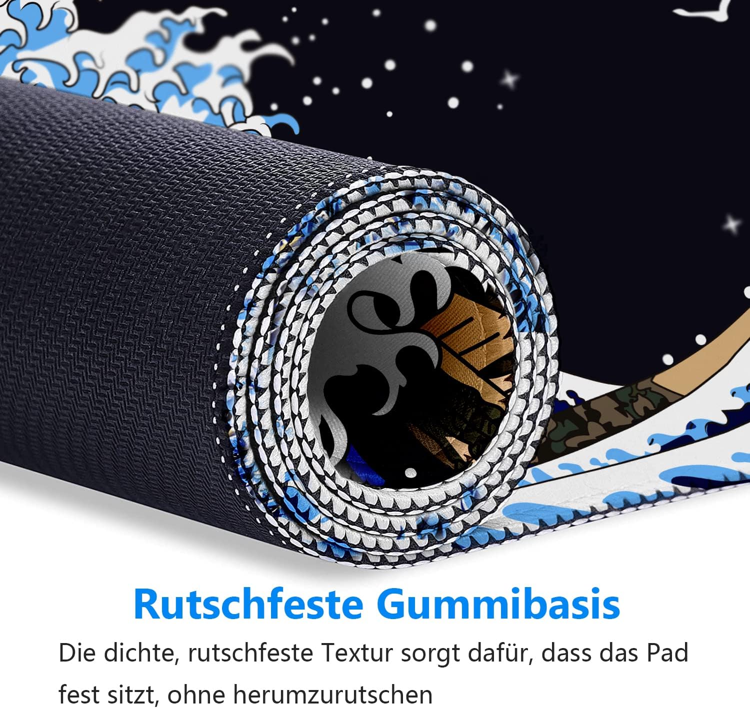 Thumbnail 6 de Gaming Mauspad XXL – 800 × 300 × 3 mm mit genähtem Rand, wasserdicht und rutschfest