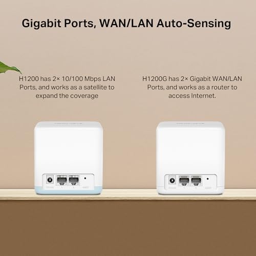 Thumbnail 9 de MERCUSYS Halo H1200G (3-Pack): Mesh WiFi AC1200 con Roaming Inteligente para cobertura de hasta 320 m²