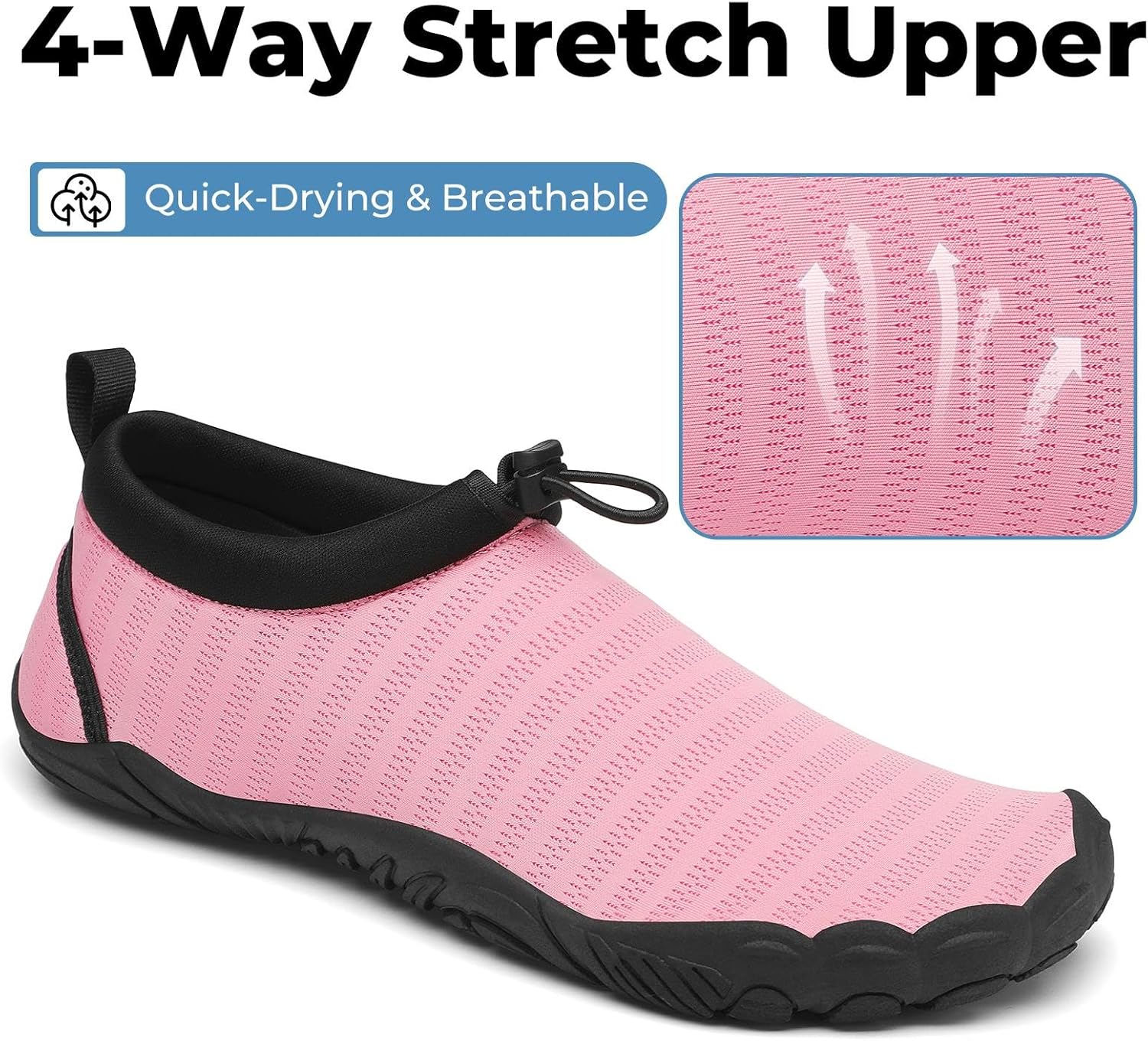 Thumbnail 3 de Mishansha Chaussures Aquatiques Homme/Femme – Séchage rapide avec 13 orifices de drainage (GR.36-46)