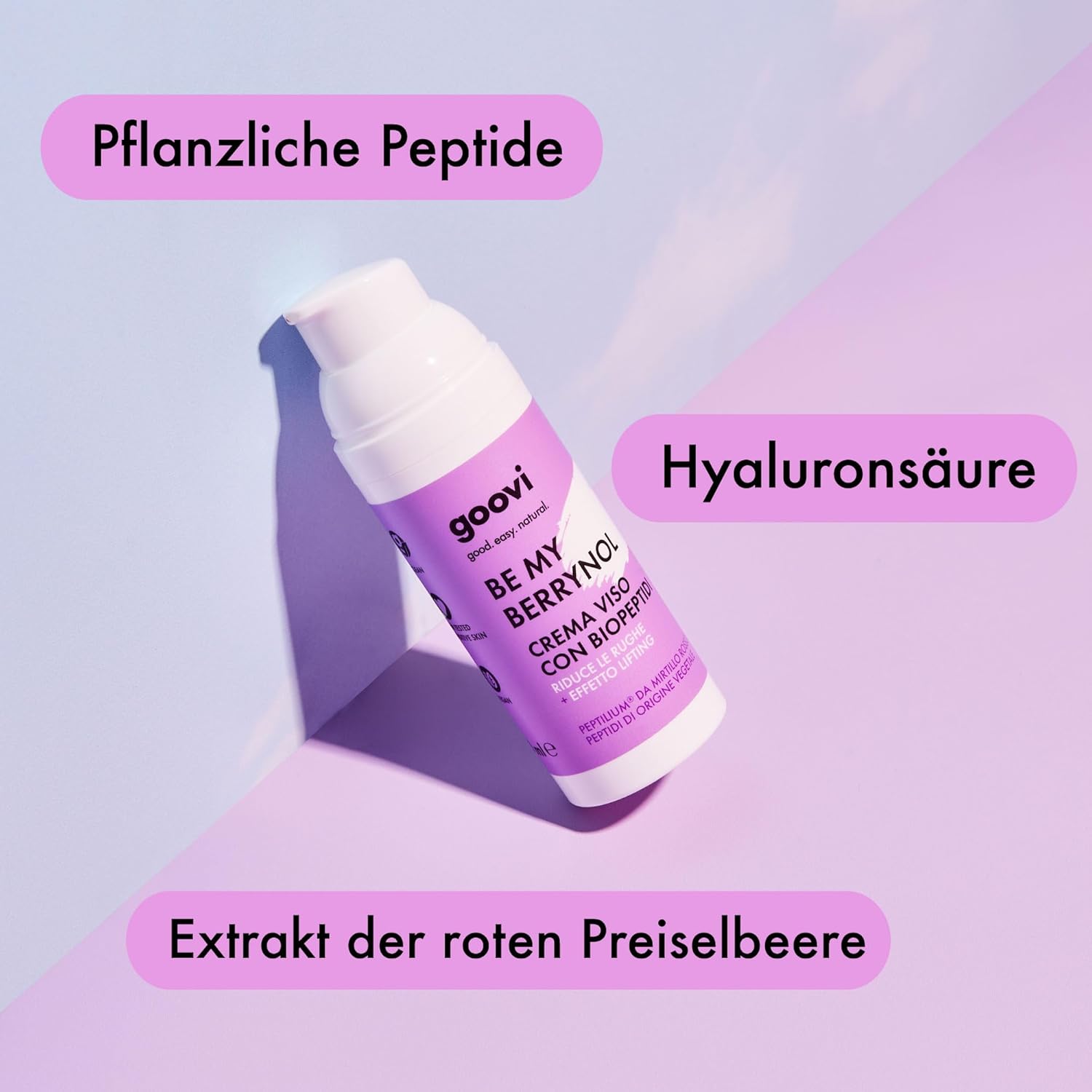 Thumbnail 4 de GOOVI Be My Berrynol Anti-Aging Gesichtscreme mit Biopeptiden & Hyaluronsäure (50 ml)