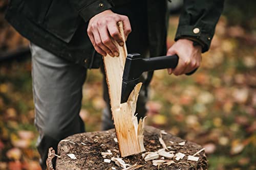 Detalle de Fiskars Solid A6, hachette universelle de 39 cm en acier trempé avec étui