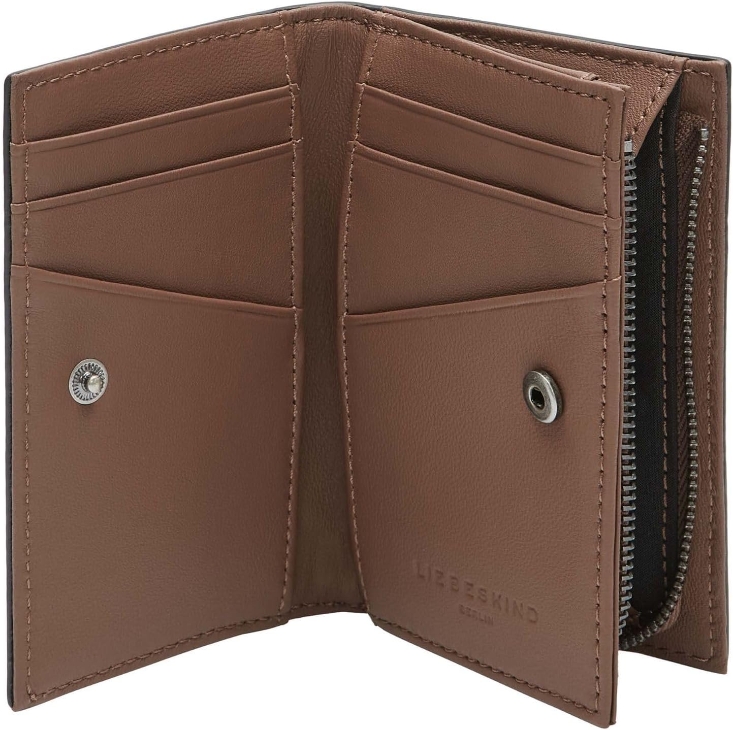 Detalle de Liebeskind Berlin Lilith Wallets S Soft Nappa Russet – kompakte Eleganz aus Weichem Nappa