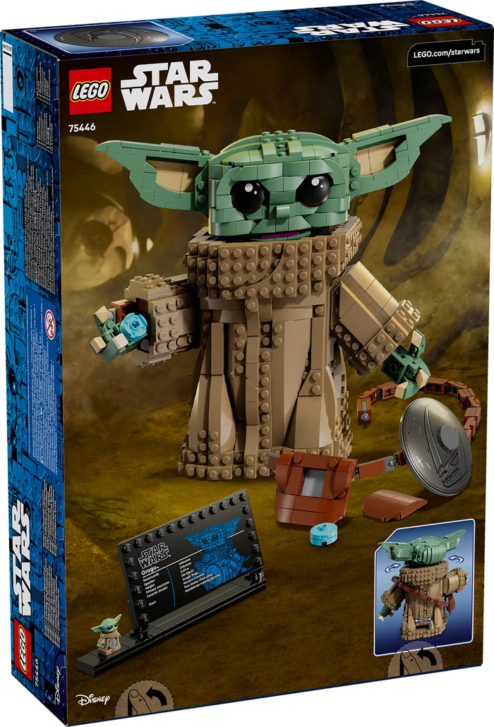 Detalle 2 de LEGO Star Wars Grogu (Lehrling des Mandalorianers) 75446 – Detailreiches Display- & Bauprojekt
