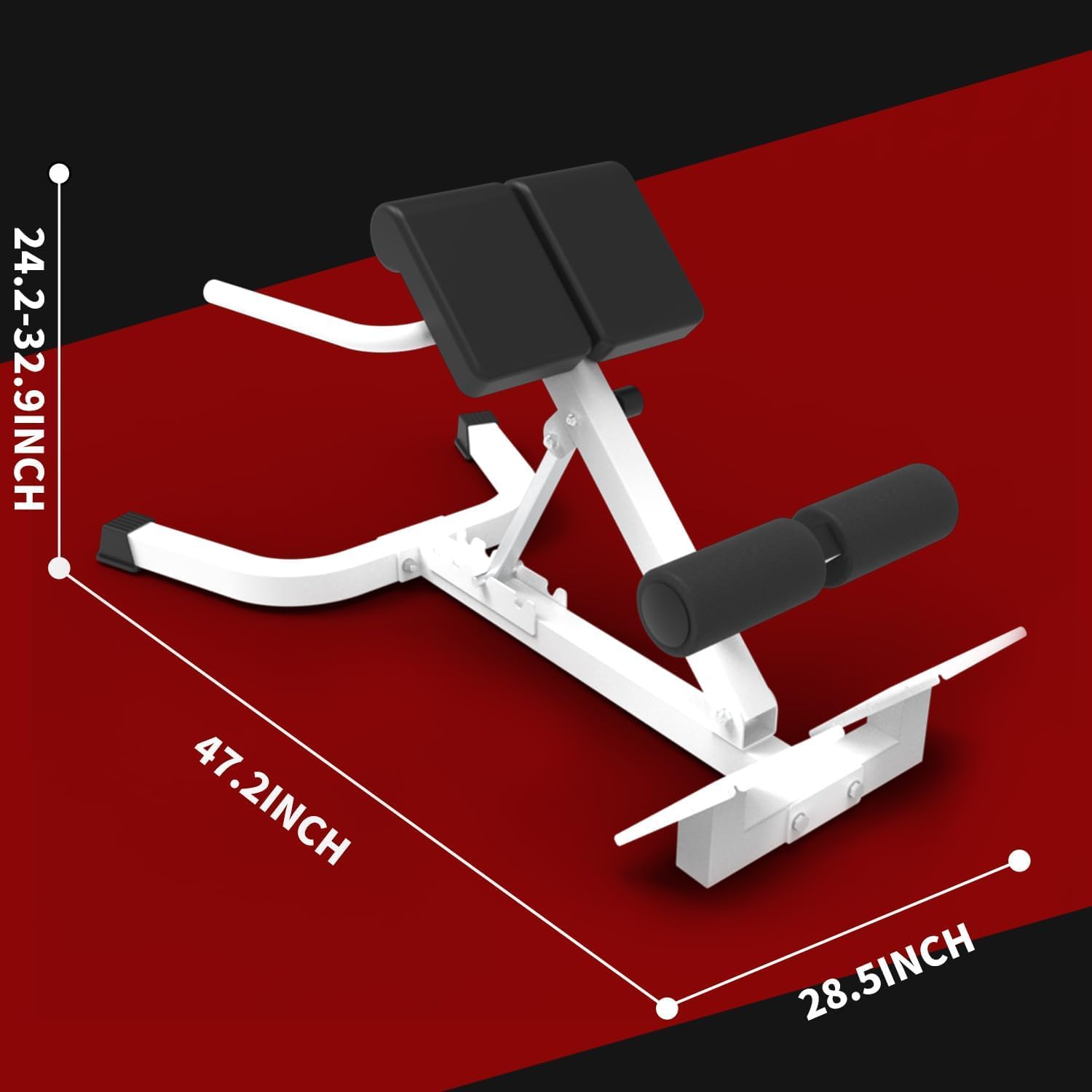 Thumbnail 5 de HOMLANE bdP-RgKlHMhvE-KEEs7pH-aN1bkJO Roman Chair, 330 lbs, Adjustable