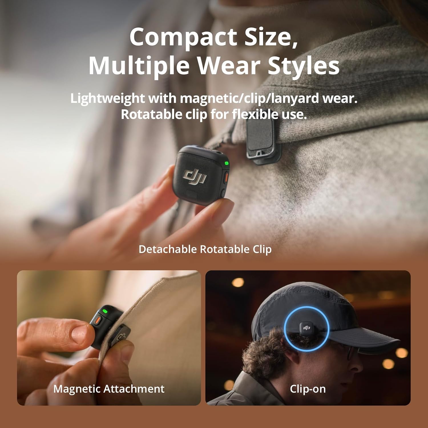 Thumbnail 3 de DJI Mic 3 (2 TX + 1 RX + Charging Case): Compact Wireless Mic for On-the-Go Audio
