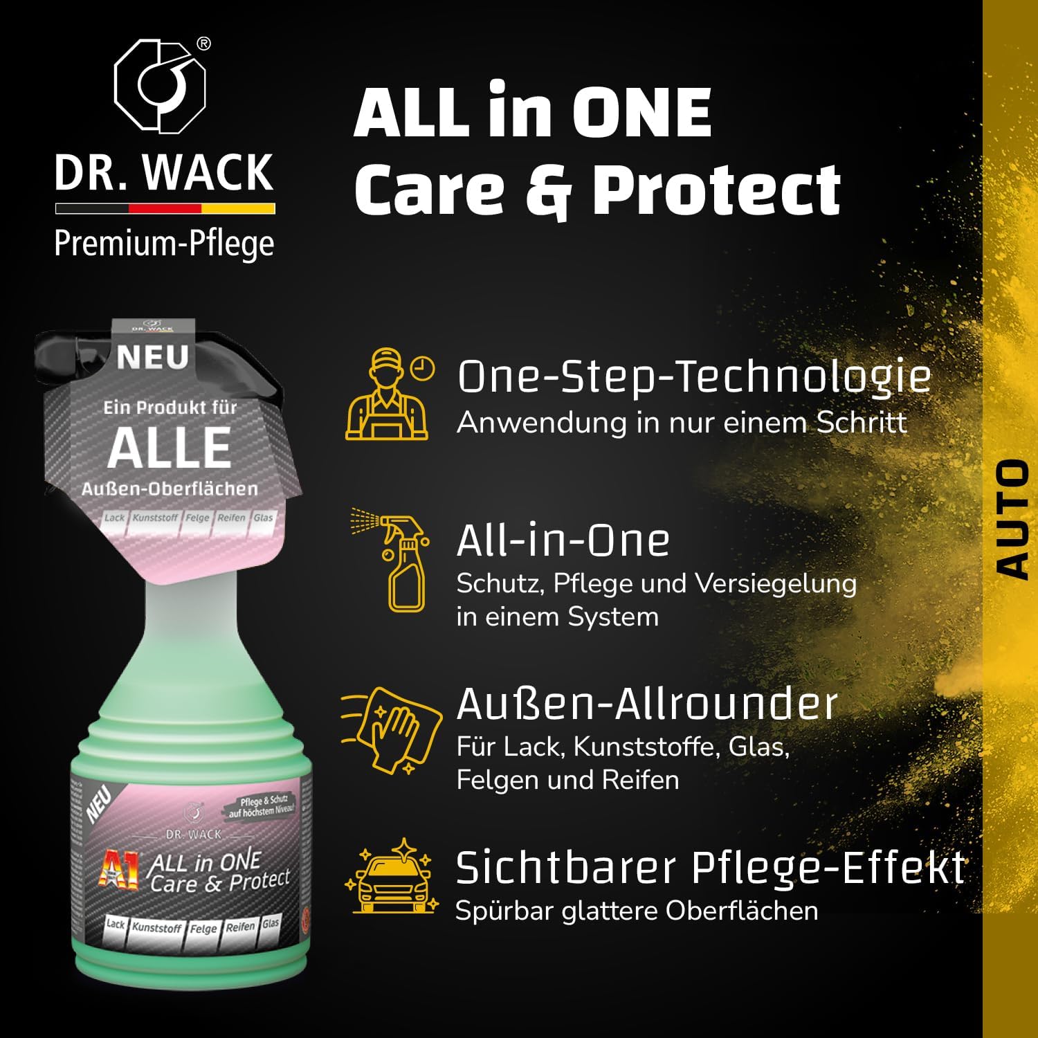 Thumbnail 1 de Dr. Wack – A1 All in ONE Care & Protect Autopflege 500 ml