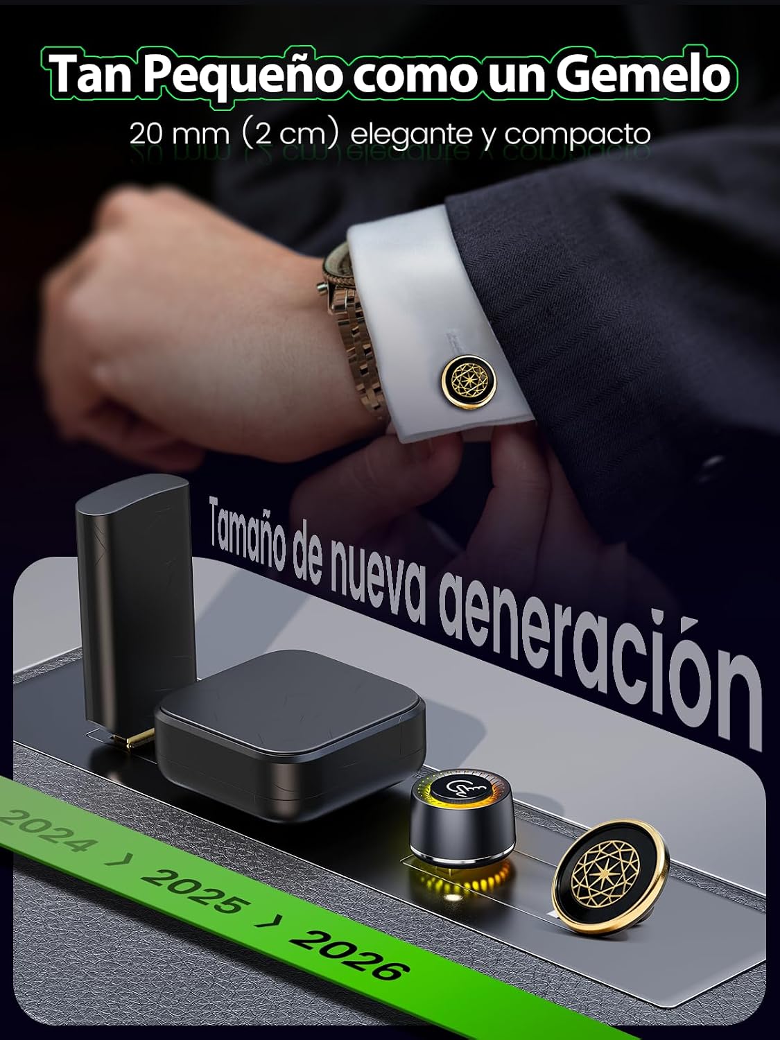Detalle de PTGTO Adaptador CarPlay Inalámbrico 2026