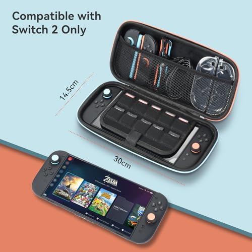 Thumbnail 5 de Funda protectora ELUTENG para Nintendo Switch 2 - Set 10 en 1 y estuche de viaje