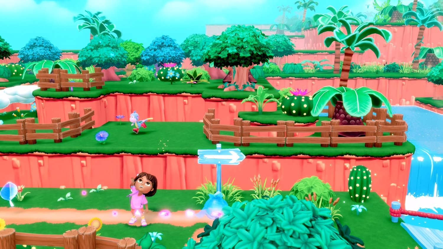 Detalle 2 de Dora: Rainforest Rescue for Xbox Series X (Solo or Local Co-Op Adventure)