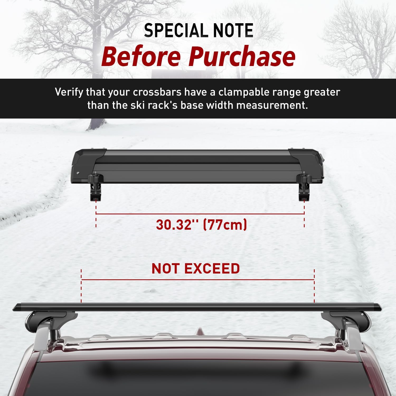 Thumbnail 6 de CRINDAR Ski & Snowboard Roof Rack 27.5"