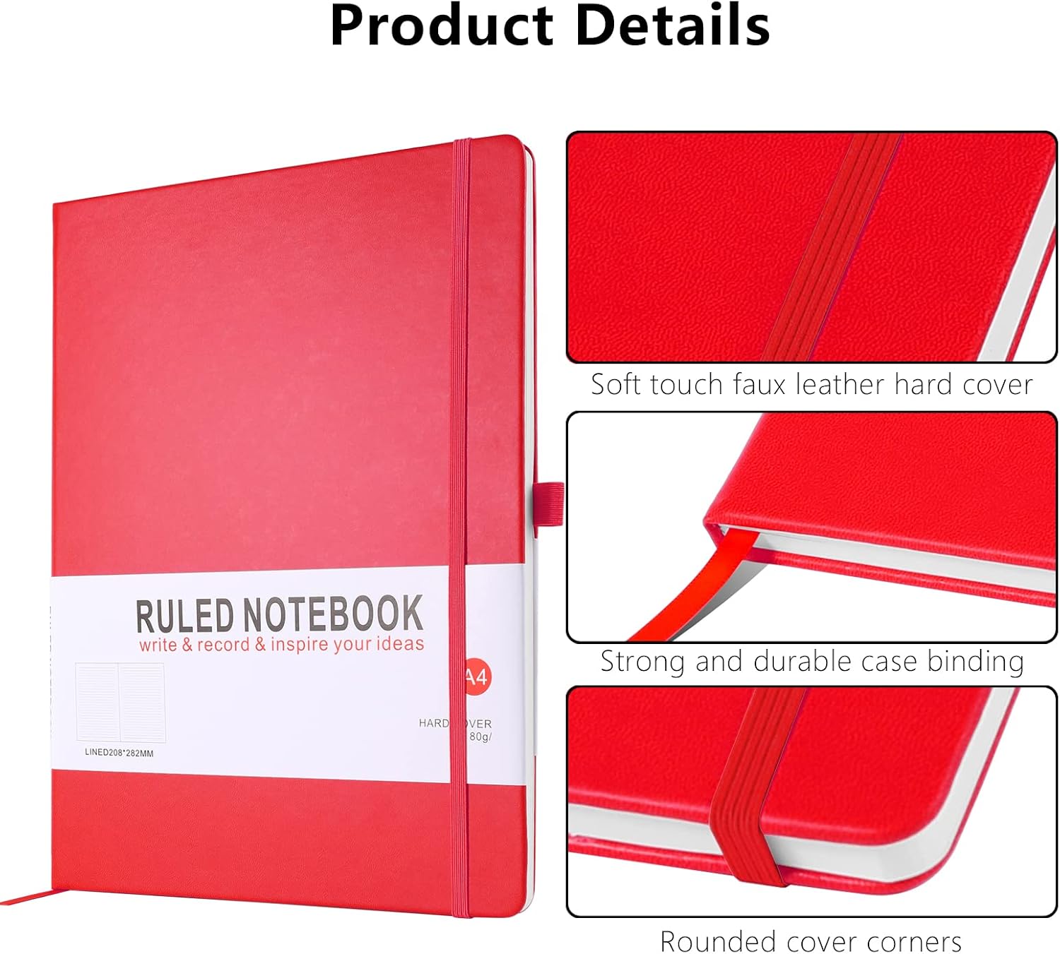 Thumbnail 2 de HIJYOO A4 Notebook Review: A Durable Hardcover A4 Journal with Practical Details