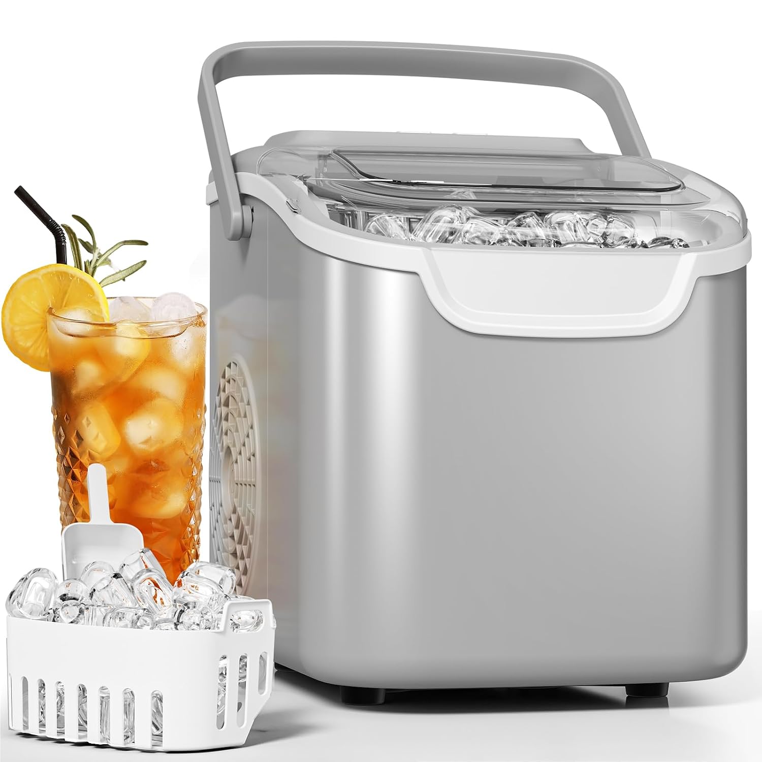 Detalle de Antarctic Star Countertop Ice Maker, 8-Cube