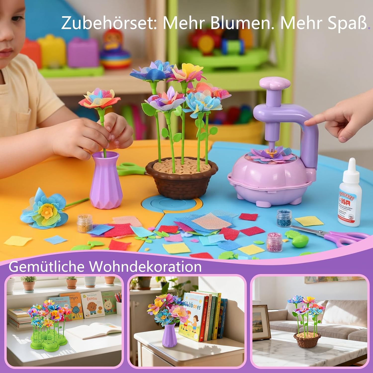 Detalle 2 de BlueSwan Nachfüllset für Blumenpresse mit 108
