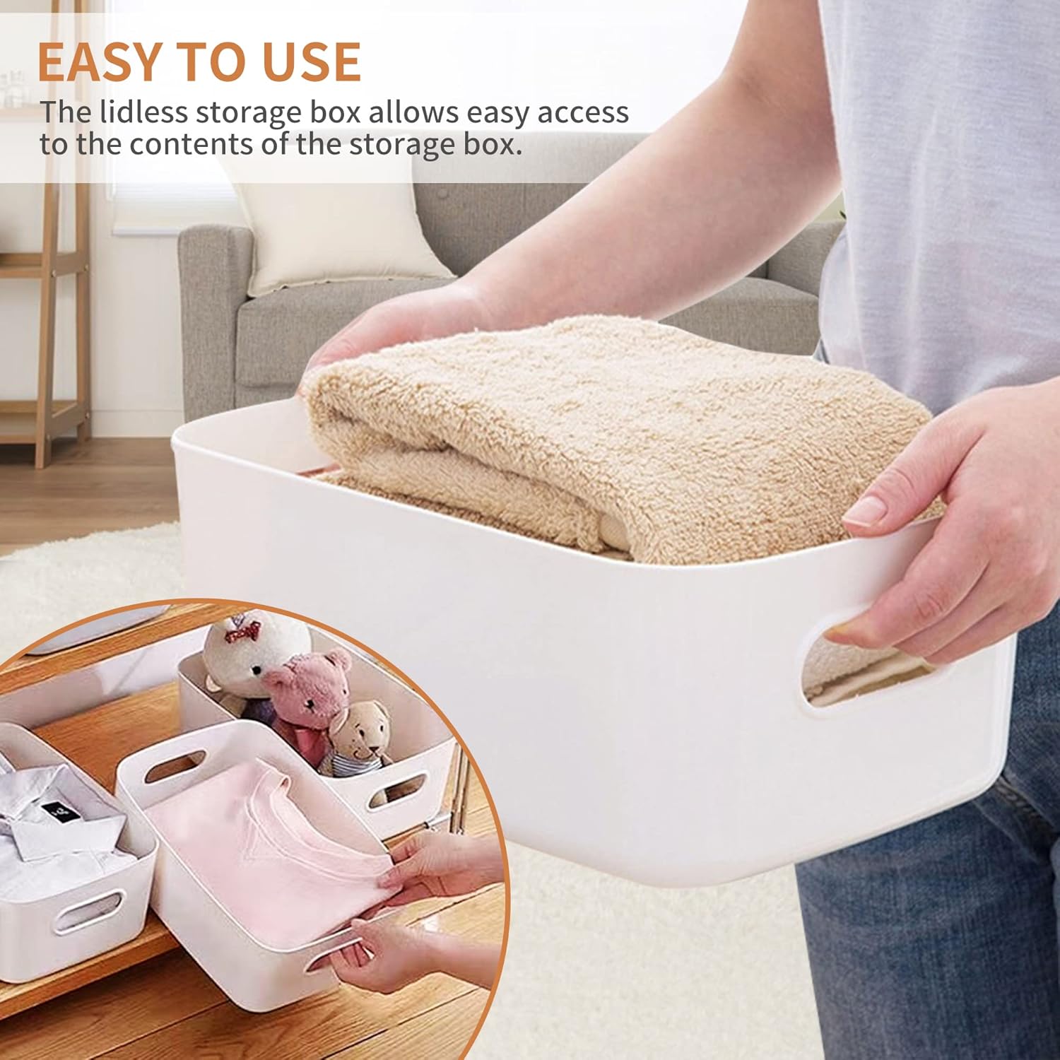 Thumbnail 5 de LYLIDIA 10 Stück Aufbewahrungsbox 25 cm