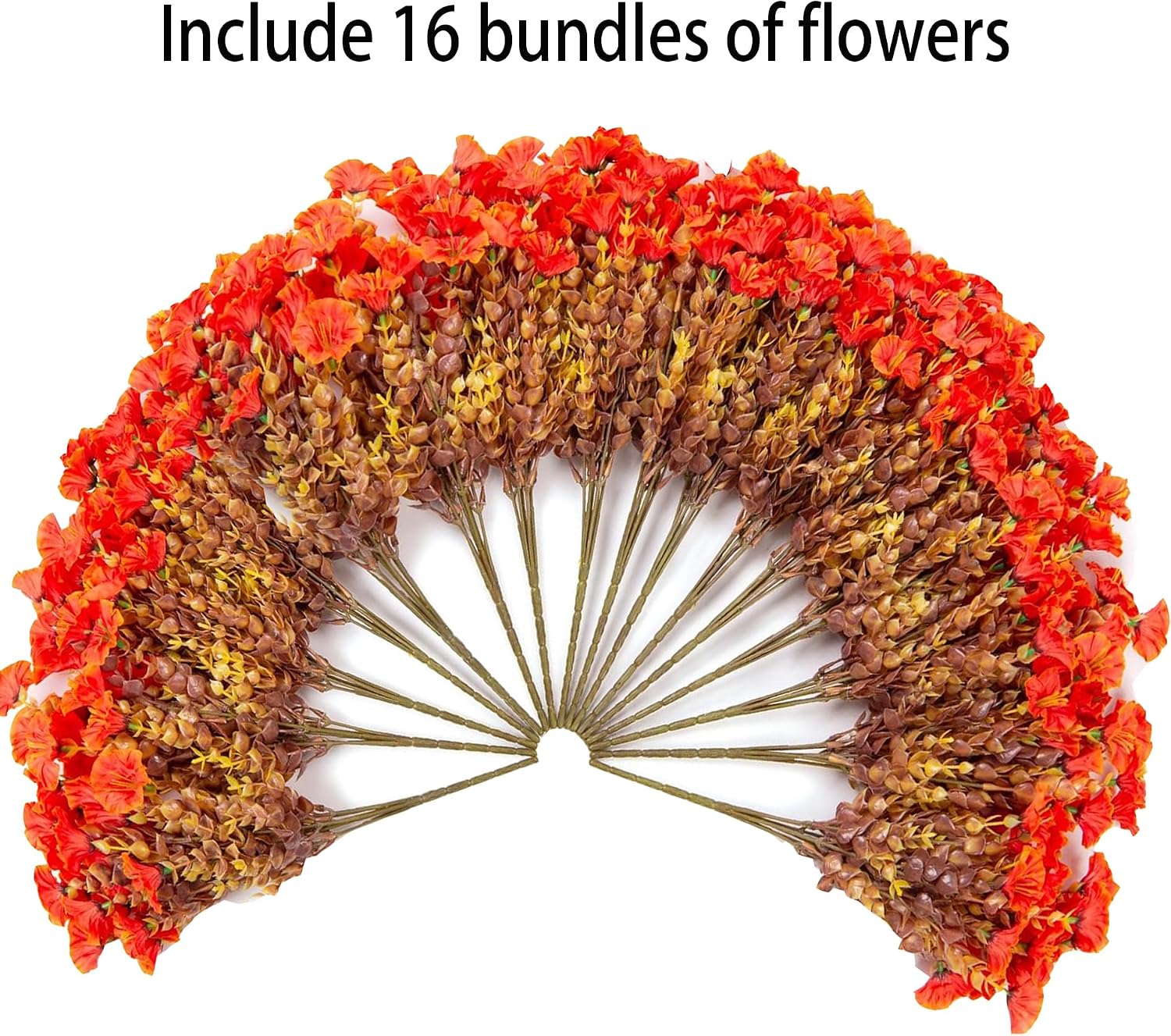 Thumbnail 1 de Morning Glory Outdoor Artificial Flowers 16 Pack