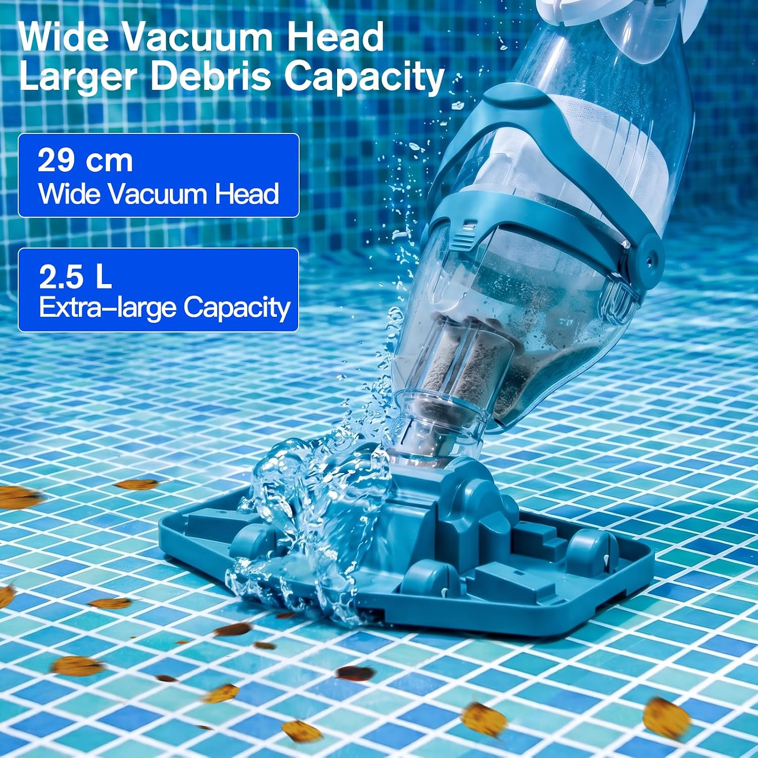 Thumbnail 4 de STARRYBOT Cordless Pool Vacuum Cleaner with Telescopic Pole