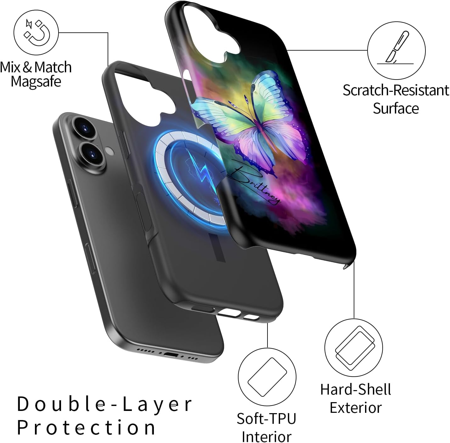 Detalle de DorisMax iPhone 16 Plus Case